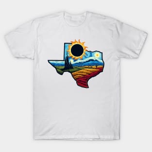 Solar Eclipse Texas T-Shirt